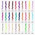 Synthetic Curly Rainbow Colored One Clip Hair Extension